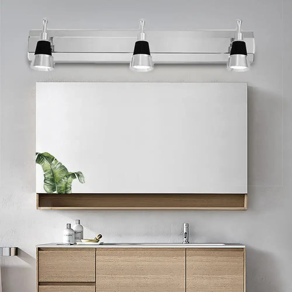 Modern chrome adjustable wall lamp bathroom spotlight