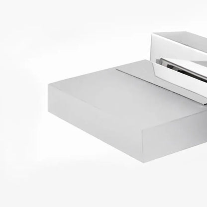Modern chrome bathroom vanity light with acrylic shade bulb included
