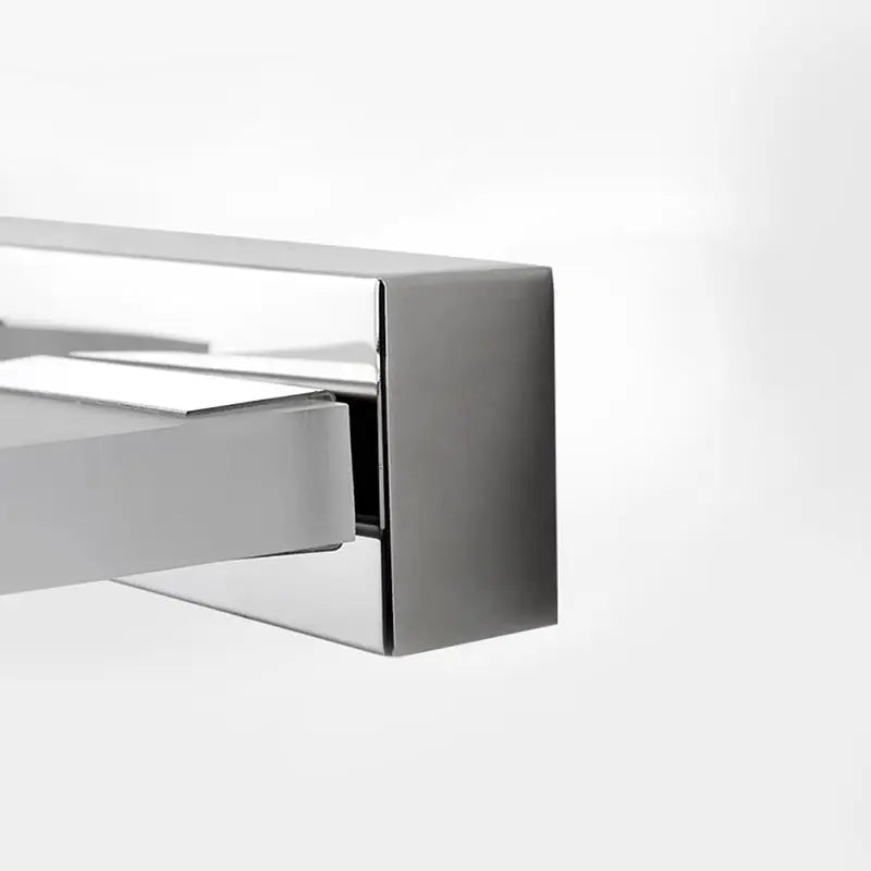 Modern chrome bathroom vanity light with acrylic shade bulb included
