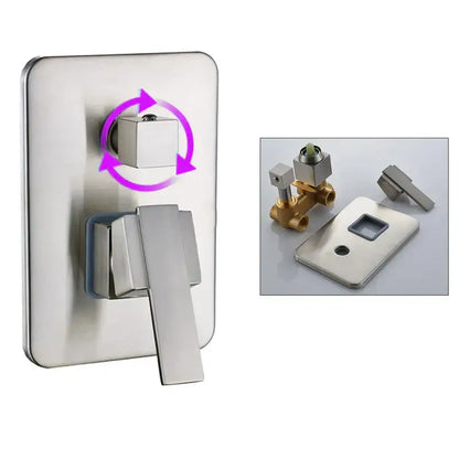 Modern chrome brass bathroom mixer valve bathroom shower control