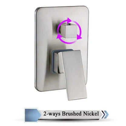 Modern chrome brass bathroom mixer valve bathroom shower control