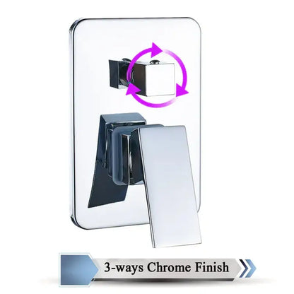 Modern chrome brass bathroom mixer valve bathroom shower control