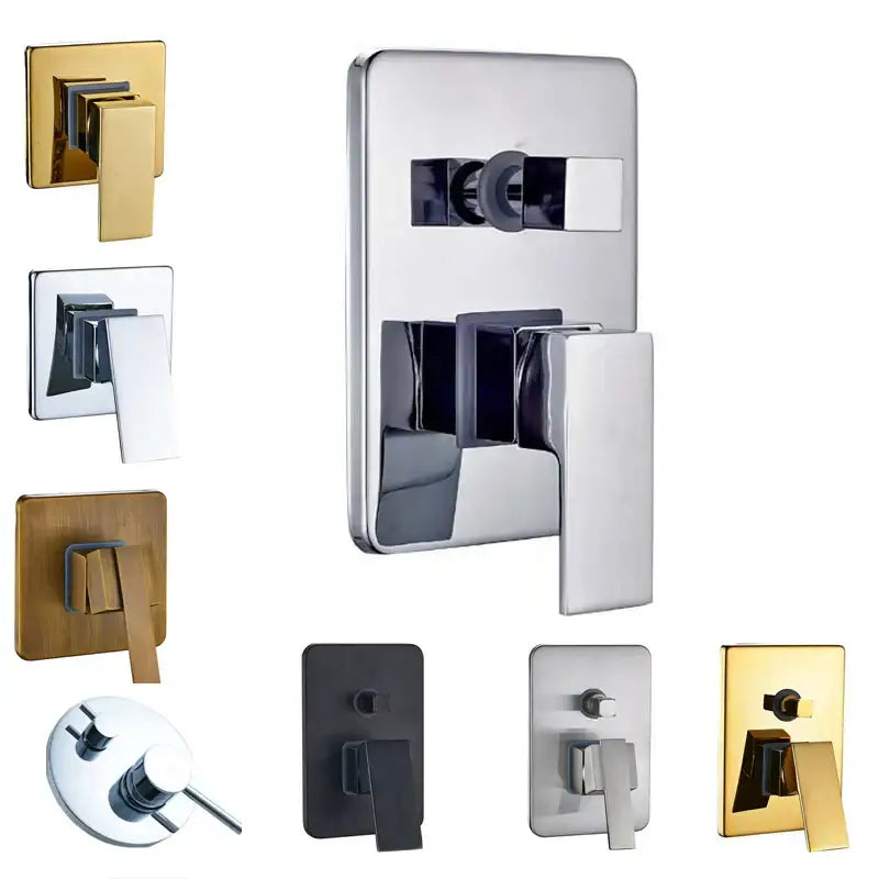 Modern chrome brass bathroom mixer valve bathroom shower control