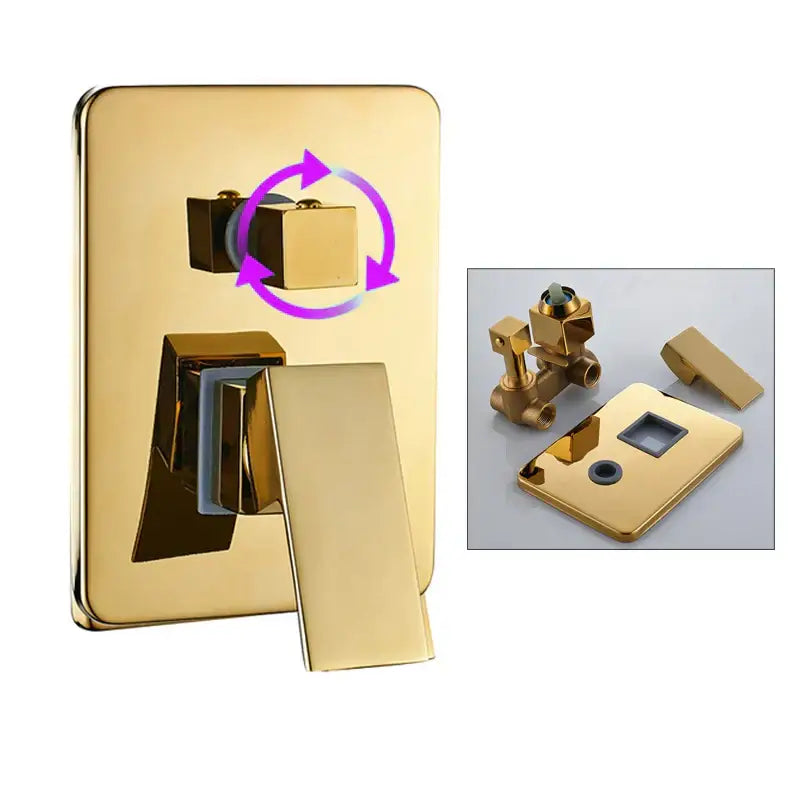 Modern chrome brass bathroom mixer valve bathroom shower control