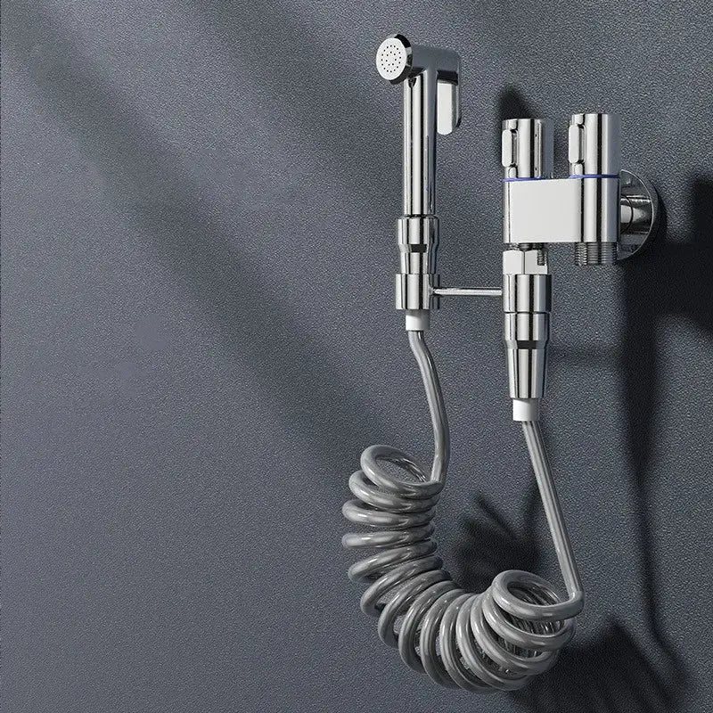 Modern chrome brass bidet set bathroom high pressure handheld spray
