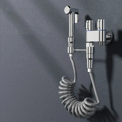 Modern chrome brass bidet set bathroom high pressure handheld spray