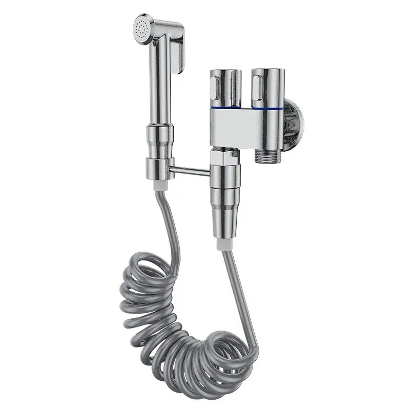 Modern chrome brass bidet set bathroom high pressure handheld spray