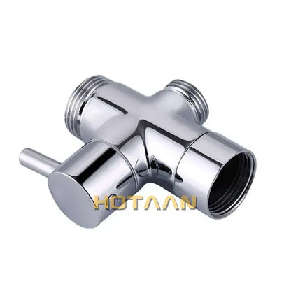 Modern chrome brass shattaf sprayer diverter for bathroom faucet