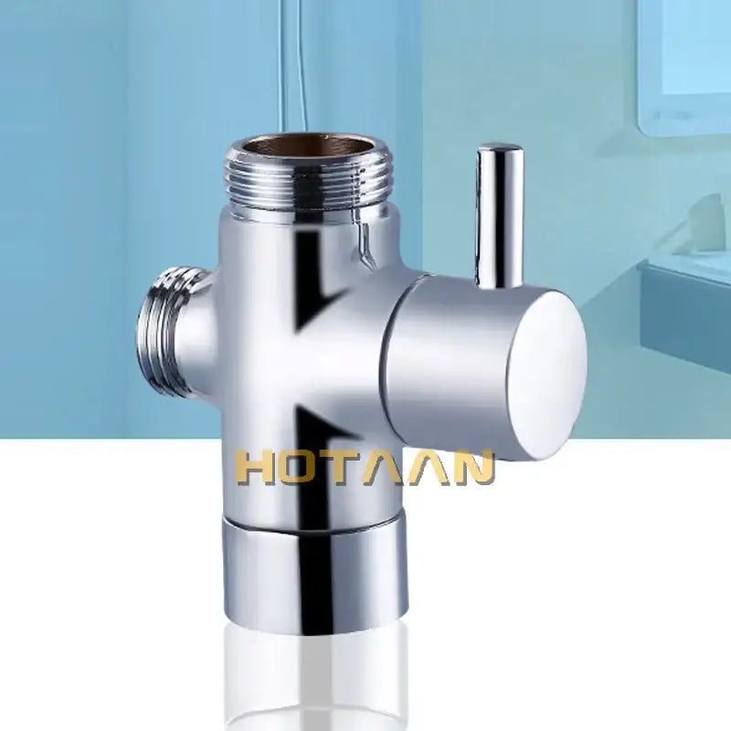 Modern chrome brass shattaf sprayer diverter for bathroom faucet