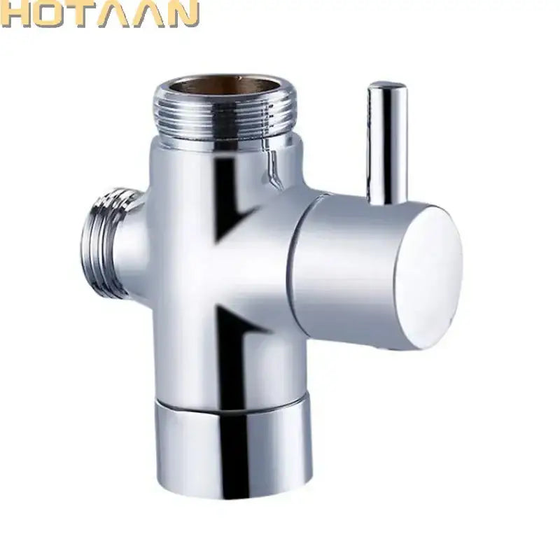 Modern chrome brass shattaf sprayer diverter for bathroom faucet