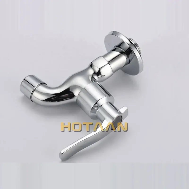 Modern chrome brass single cold water wall tap – bathroom faucet