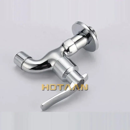 Modern chrome brass single cold water wall tap – bathroom faucet