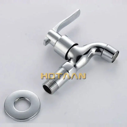 Modern chrome brass single cold water wall tap – bathroom faucet
