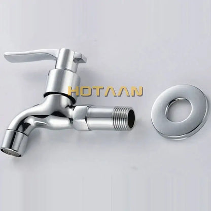 Modern chrome brass single cold water wall tap – bathroom faucet