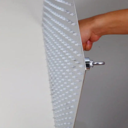 Modern chrome brass square rain shower head bathroom fixture
