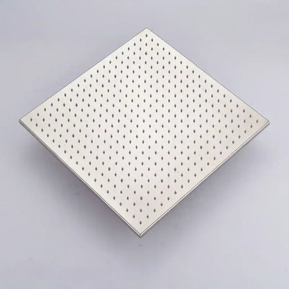 Modern chrome & brushed nickel led rainfall shower head bathroom
