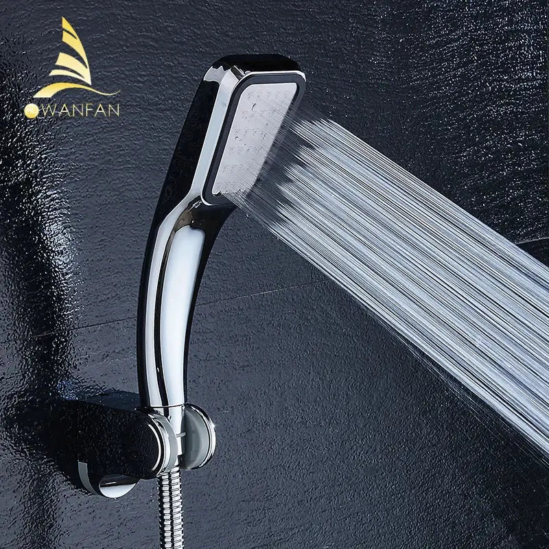 Modern chrome contemporary shower head bathroom pressure boost