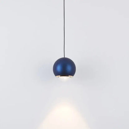 Modern chrome & copper ball pendant light dining room led chandelier