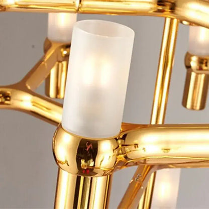 Modern chrome crown major chandelier multi tiered kitchen light
