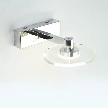 Modern chrome crystal led vanity mirror light bathroom sconce