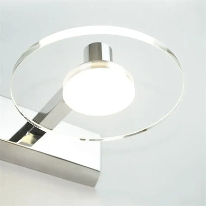 Modern chrome crystal led vanity mirror light bathroom sconce