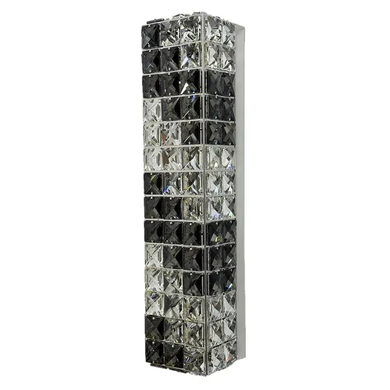 Modern chrome crystal mosaic wall lamp bedroom led lighting