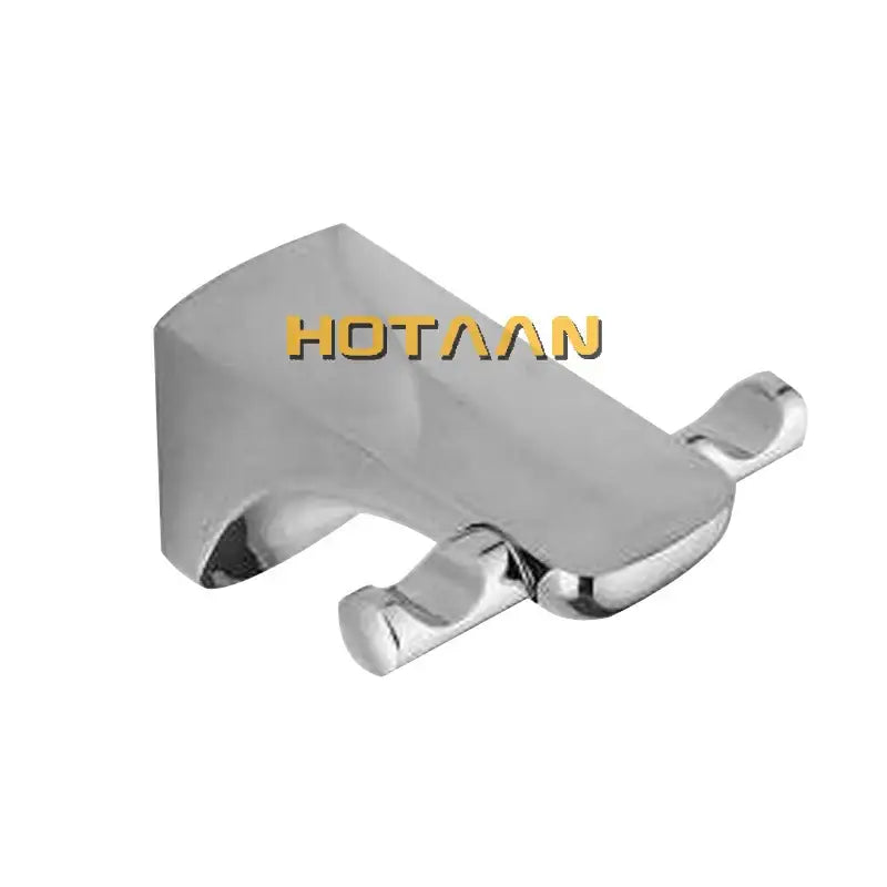 Modern chrome crystal zinc robe hook bathroom towel rack