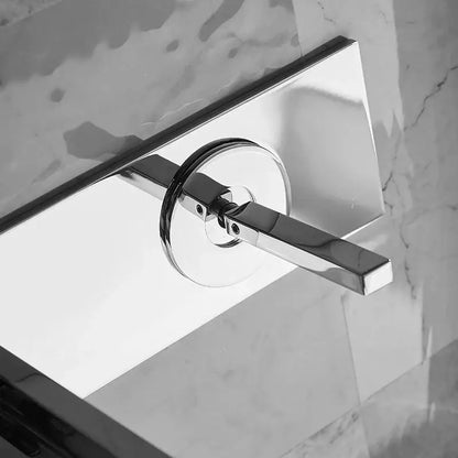 Modern chrome dual handle basin faucet bathroom wall mounted tap