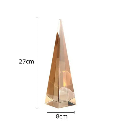 Modern chrome geometric crystal artwork polyhedron bookends living room