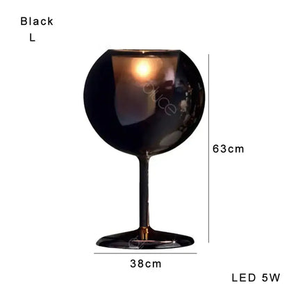 Modern chrome glass gold table lamp for living room luxury glow
