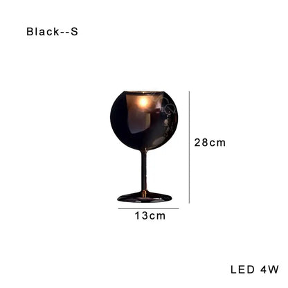 Modern chrome glass gold table lamp for living room luxury glow