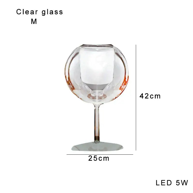 Modern chrome glass gold table lamp for living room luxury glow