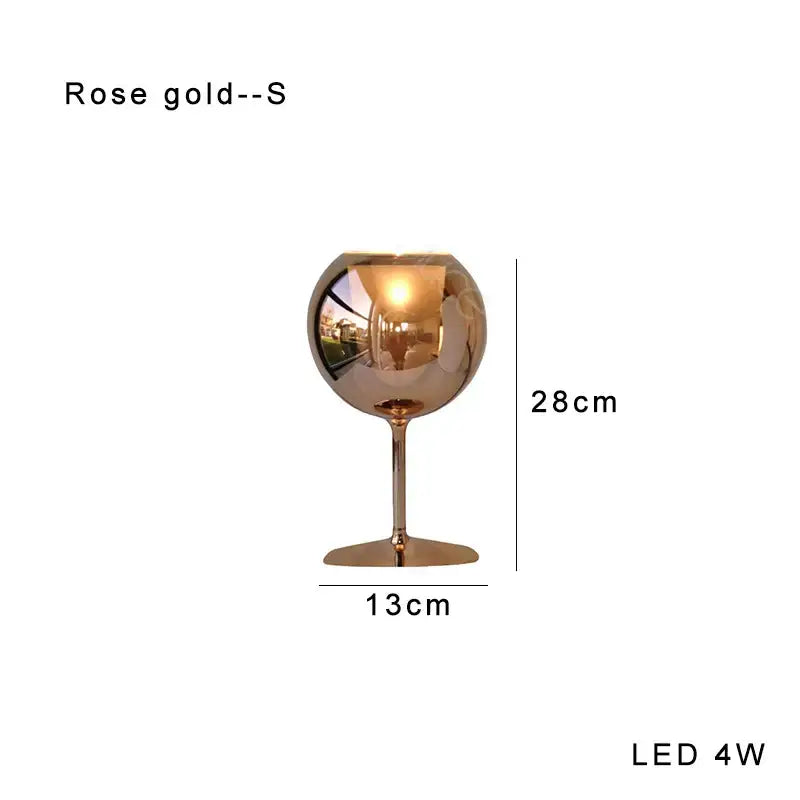 Modern chrome glass gold table lamp for living room luxury glow