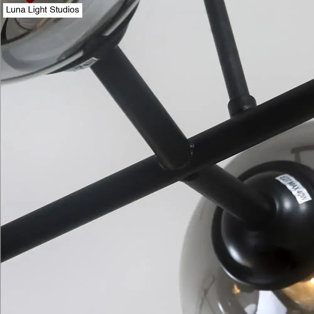Modern chrome globe island lighting – kitchen hanging lamp