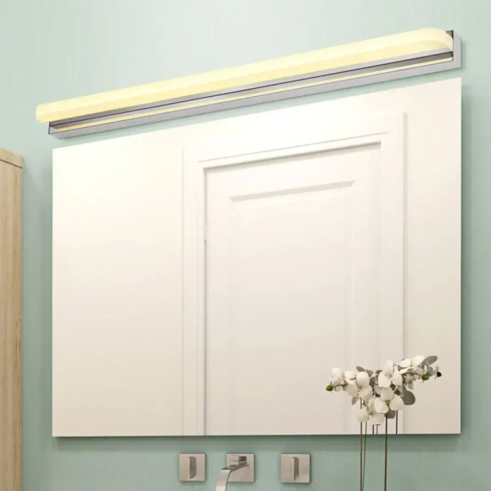 Modern chrome led cylinder bar light bathroom vanity 110v-120v