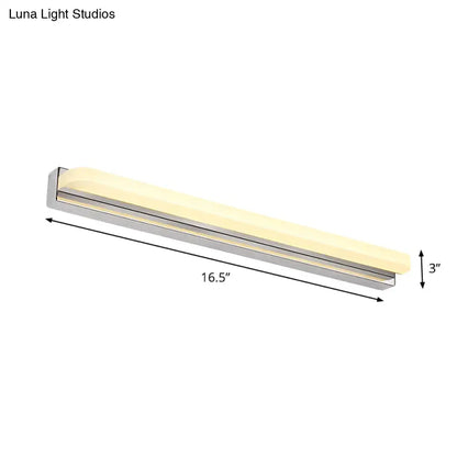 Modern chrome led cylinder bar light bathroom vanity 110v-120v
