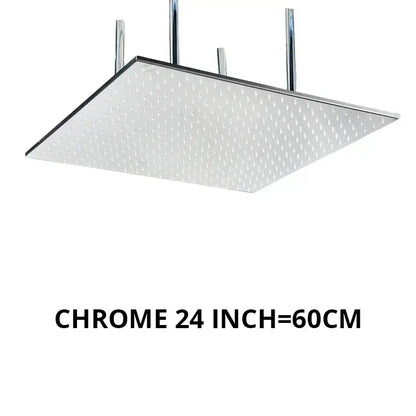 Modern chrome led rain shower head bathroom ceiling sprayer