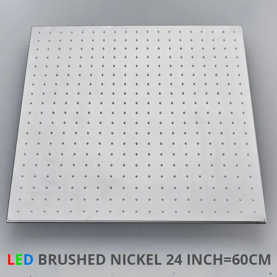 Modern chrome led rain shower head bathroom ceiling sprayer
