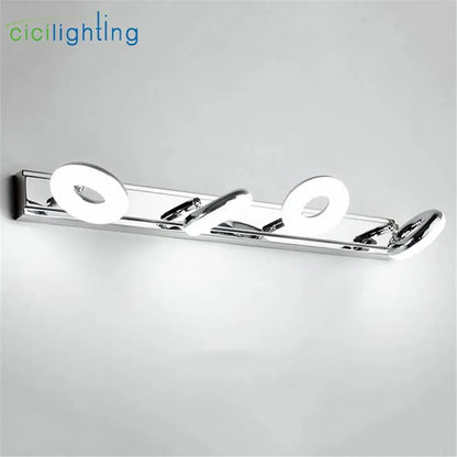 Modern chrome led vanity lamp bathroom mirror light