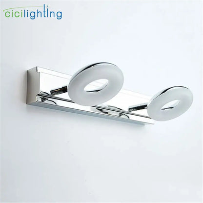 Modern chrome led vanity lamp bathroom mirror light