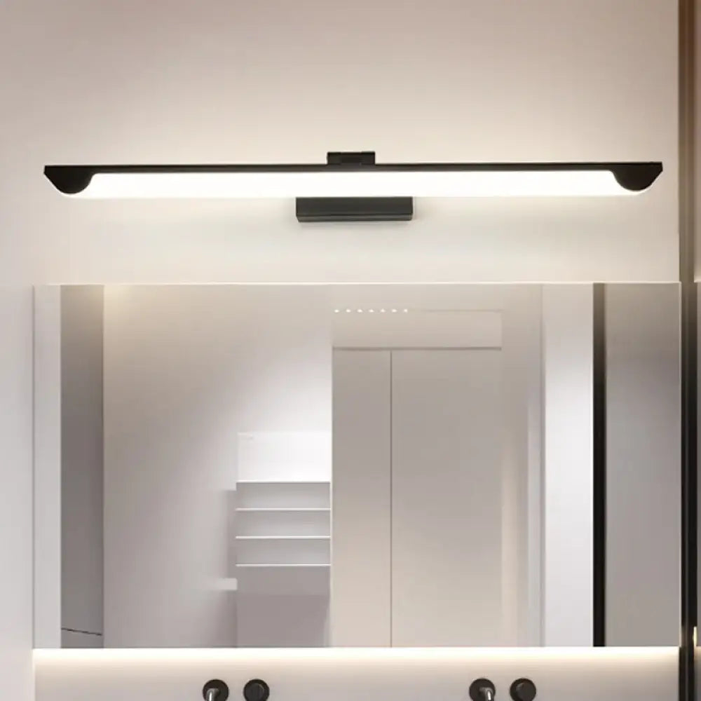 Modern chrome led vanity light bathroom fixture 110-120v swivel lamp