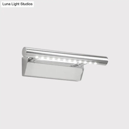 Modern chrome led vanity light bathroom sconce warm white light