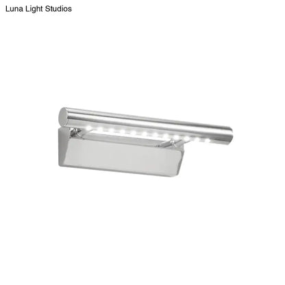 Modern chrome led vanity light bathroom sconce warm white light
