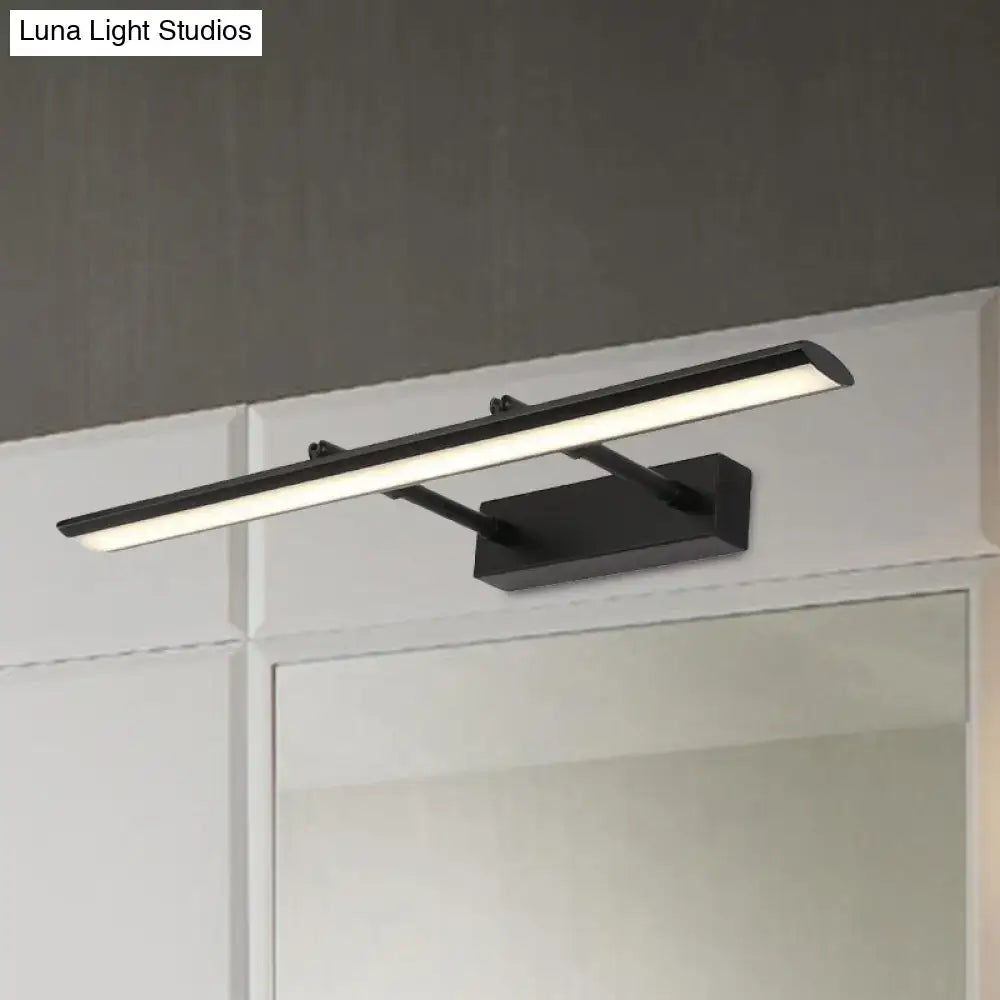 Modern chrome led vanity light fixture bathroom led light type