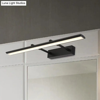Modern chrome led vanity light fixture bathroom led light type