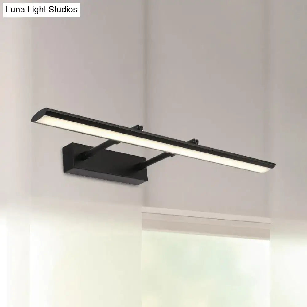 Modern chrome led vanity light fixture bathroom led light type