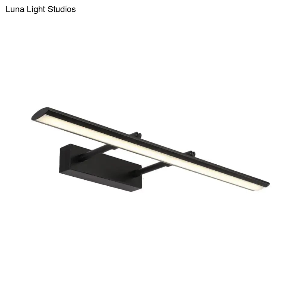 Modern chrome led vanity light fixture bathroom led light type