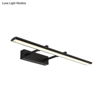 Modern chrome led vanity light fixture bathroom led light type