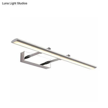 Modern chrome led vanity light fixture bathroom led light type