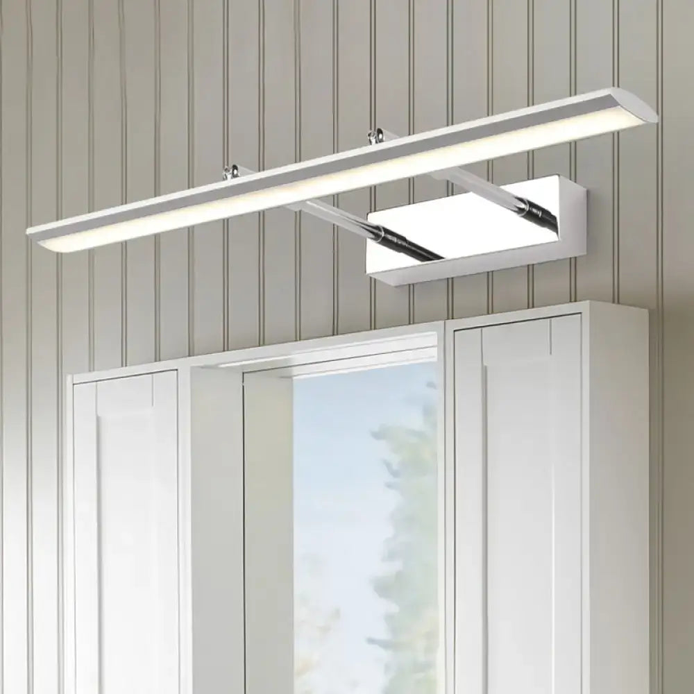Modern chrome led vanity light fixture bathroom led light type